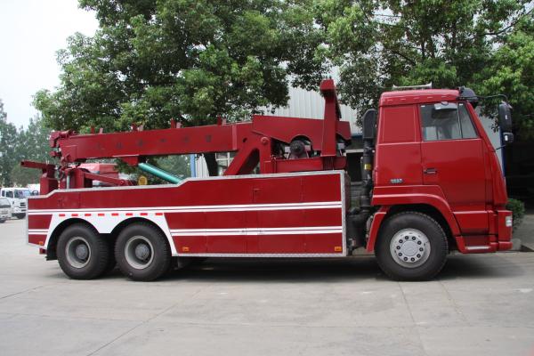 Sinotruk Welding Steel Special Purpose Truck Heavy Road Wrecker Truck