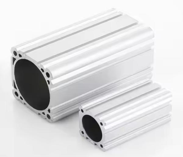 CNC Round Aluminum Profile Pneumatic Cylinders Profile Tube Pneumatic Cylinders