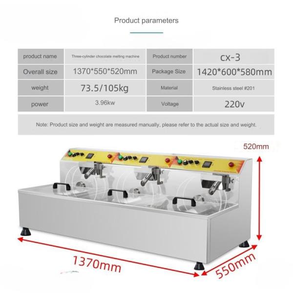 12.4L Melting Chocolate Machine The Ultimate Tool for Tempering and Coating