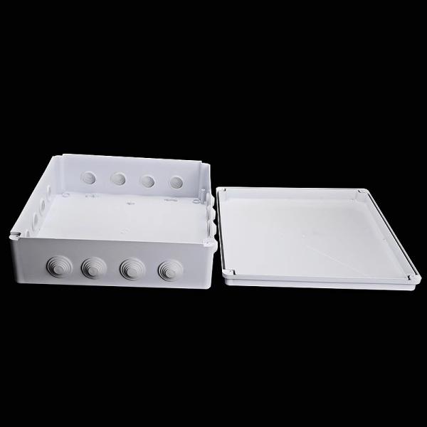 400x350x120mm 16 Entry Holes IP65 Plastic Abs Electrical Knockout Boxes Waterproof