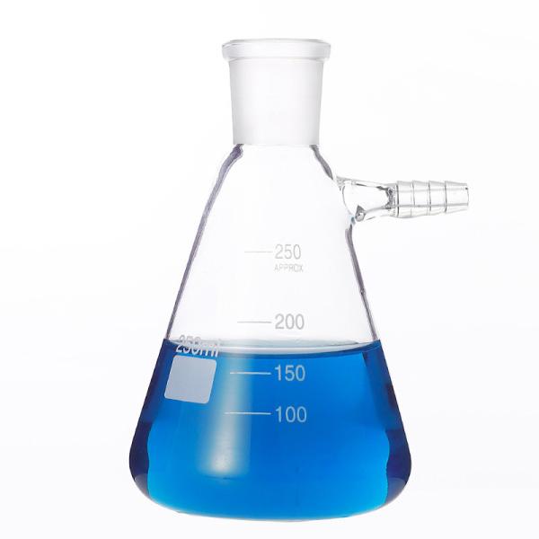 50ml-10000ml Capacity Erlenmeyer Flask for Chemical Laboratory Wide Narrow Design