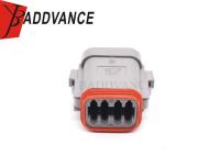 Calibre de diâmetro de fios Gray Connector de Pin Waterproof Sealed DT04-08P-CE01 14-20 do homem 8 de Deutsch