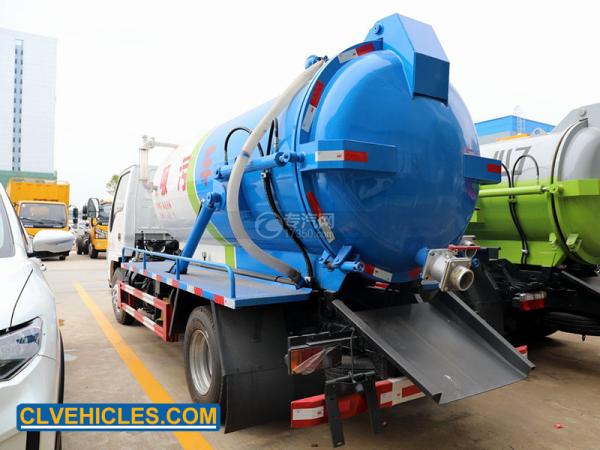 ELF 98hp ISUZU Sewage Suction Truck Small 3000L 4000L Single Double Cab