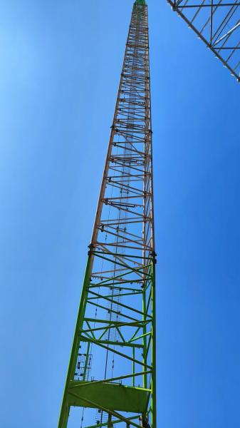 2021 Zoomlion Used Crawler Crane with Jib Length of 18m and Cummins Engine Main Boom 59m Counterweight 76t Running Time 6850h