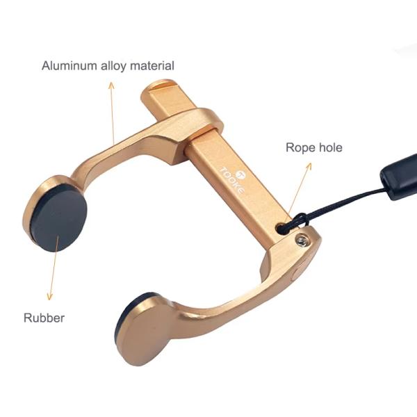 Pinza nasal de buceo libre de aleación de aluminio ajustable para esnórquel submarino y buceo profundo