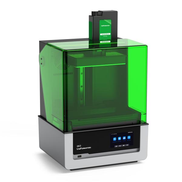 UniFormation GK3 LCD Printer 0.3'' LCD Photocuring Resin 3d Model Making Printer with Build-in Heating System & Odor Filter