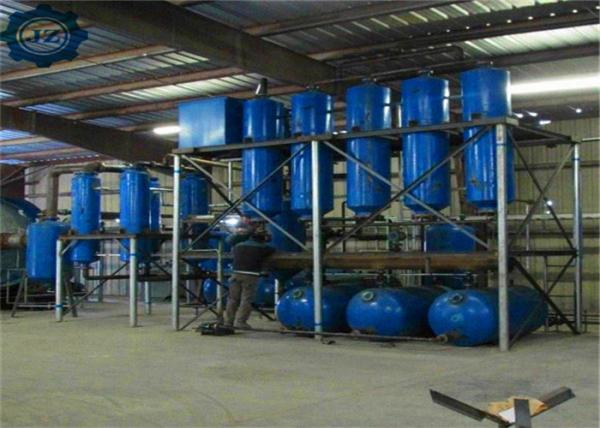 Environmental Friendly Used Engine Oil Recycling Machine / Waste Oil To Diesel Distillation Plant