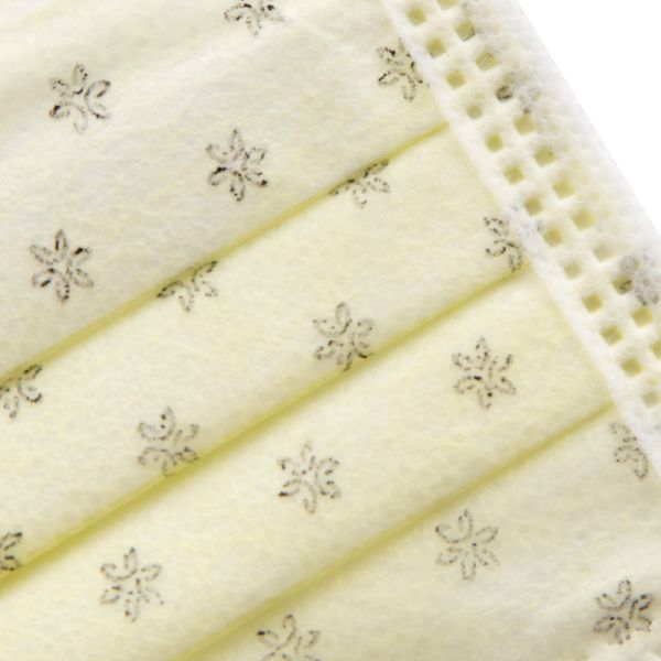Haixin Health Children Facemask Non-woven Fabric Yellow Pediatric Masks Medical Disposable Face Mask Suppliers Wholesale
