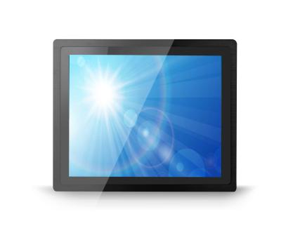 A C.C. legível 12V 15 do monitor do LCD da luz solar IP65 avança com o indicador verde do diodo emissor de luz