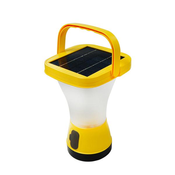 IP64 LED à énergie solaire allume la lanterne rechargeable solaire multifonction