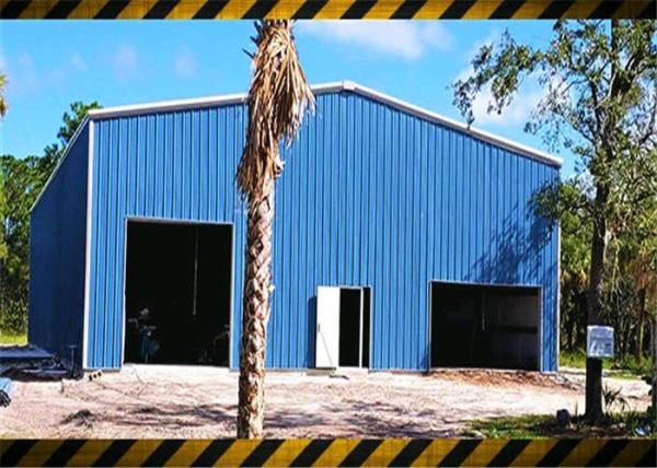 Prefab Light Steel Structure Frame Workshop Building Kits Environmentally Friendly