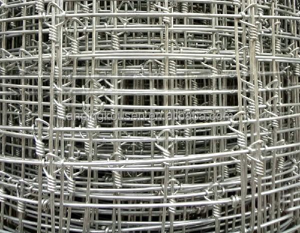 Cercas galvanizadas com nós fixos de arame de campo cercas de engrenagem para cercas rurais