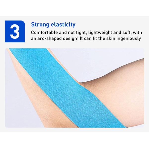 Sweat Resistant Sports Tape Waterproof Athletic Tape For Injury Prevention & Healing