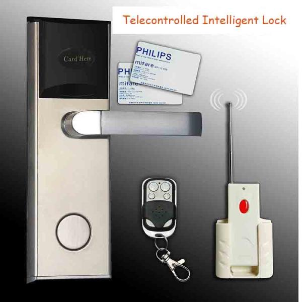 Fermeture à distance électronique de porte d'hôtel en acier inoxydable