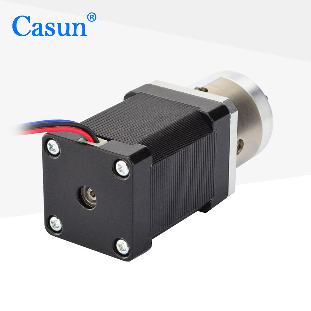 мотор Casun коробки передач мотора 12V NEMA 14 35mm зацепленный Stepper планетарный