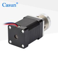 motor planetário deslizante alinhado de Casun da caixa de engrenagens do motor 12V do NEMA 14 de 35mm