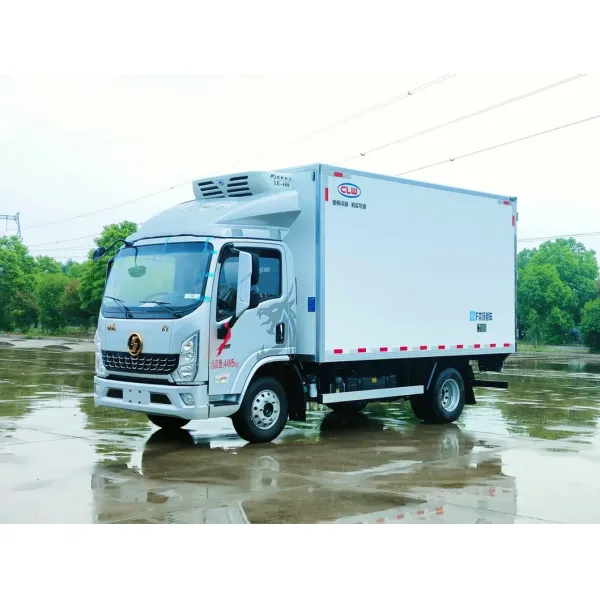 4X2 Automatic Refrigerated Truck for Fresh Fruit Delivery