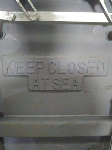 Food Storage Room Marine Doors , Single Handle Quick Opening Cabin Door