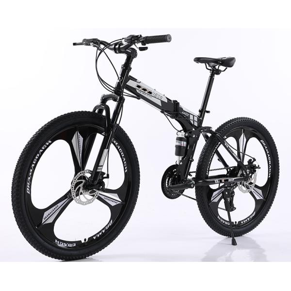 GOMID Foldable Bike Full Suspension Folding Mountain Bike 27.5 29 Custom Bicycle with L-TWOO A2 SF 3*7 Speed Shift Lever