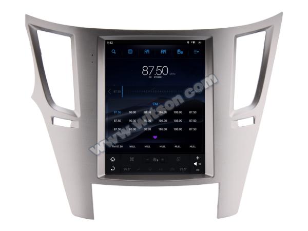 Pantalla Tesla vertical Android de 10.4 para Subaru Outback 4 Legacy 5 2009-2014, sistema multimedia estéreo para coche, GPS, reproductor Carplay