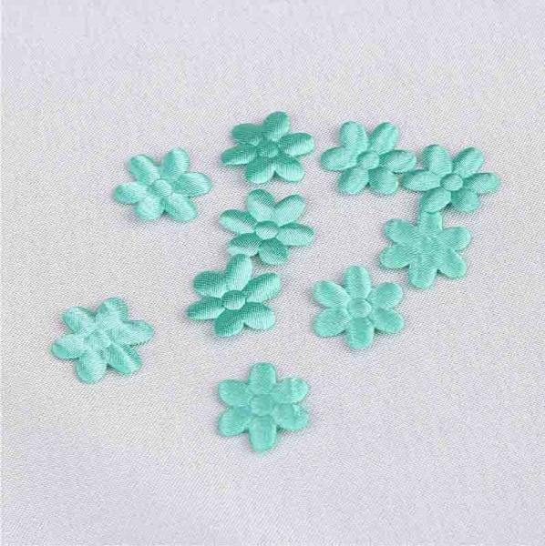 Material Fabric Sew-On Applique Flower Applique Crafts For Shoes Decoration Size 15 mm