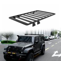Rack de toit de voiture Jeep JK personnalisé Rack de rail de toit en alliage d'aluminium