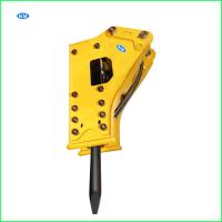 25t Skid Steers 140mm Demolition Hammer Attachments Q345B Jack Hammer Rock Breaker