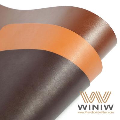 Microfiber PU Belt Faux Leather Environmentally Friendly 1.2mm Tear Resistance