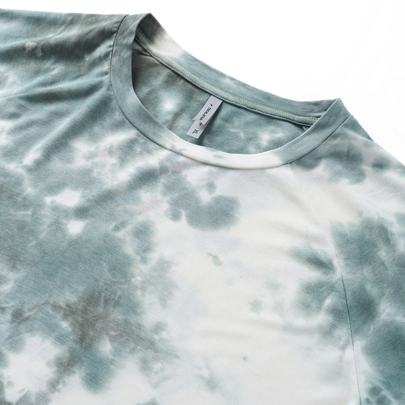 Custom OEM ODM Tie‑Dye Crew Neck Long Sleeve Sport T‑Shirt, Unisex S‑XL