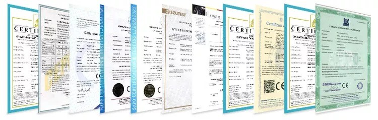 Shanghai Huiheng Pharmaceutical Machinery Co., Ltd. Сертификации