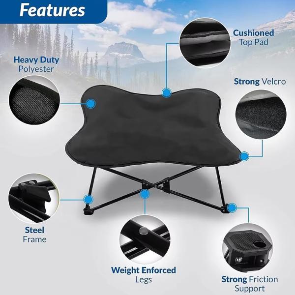 Oxford Dog Hammock Beds Waterproof Elevated Outdoor Dog Beds Eco Friendly