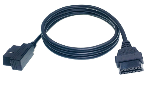 120g OBD-II OBD2 Right Angle 16 Pin Auto Car Male to Female Extension Cable Diagnostic Extender Cord Adapter