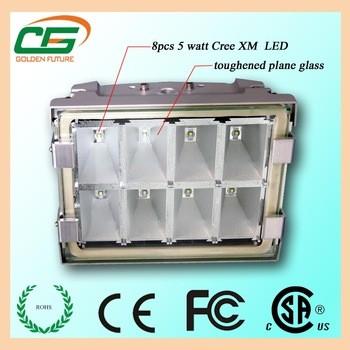 Cree exterior impermeável IP65 da luz de inundação do diodo emissor de luz do FCC RoHS de 5000K 40W, C.A. 240V 120V