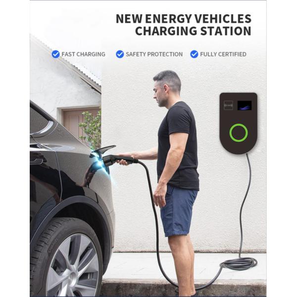 EcoPower 7kW AC Charger Energy-Efficient Weatherproof & WiFi-Enabled EV Charging