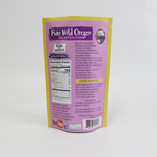 Food grade custom food packaging bag plastic aluminum foil bags zip lock stand up pouch for curry powder