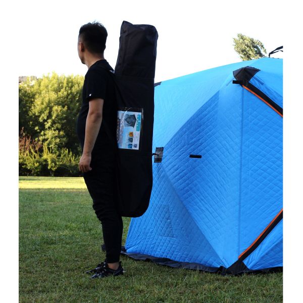 High Quality Pop-Up Camp Sauna Tent Portable Folding Insulated Winter Fishing Tent for Hiking and Camping Extra Large Size