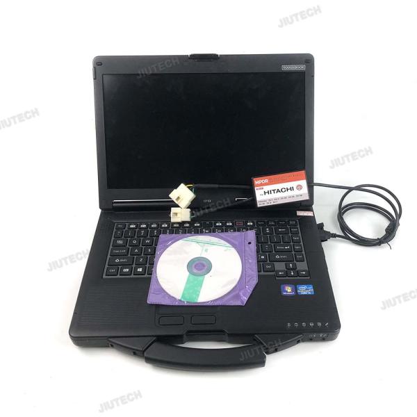 Pour le Dr.ZX Diagnostique câble USB 4Pin et connecteurs 6Pin Cont Pour Hitachi Scanner Diagnostique Excavator Diagnostic Outil + CF53 Laptop