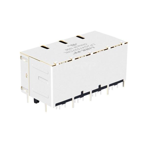 Belfuse 0833-2X4R-54-F Compatible LINK-PP LPJG47537CNL 100/1000 Base-T Without Led 2x4 Port Shielded RJ45 Board Mount Connector