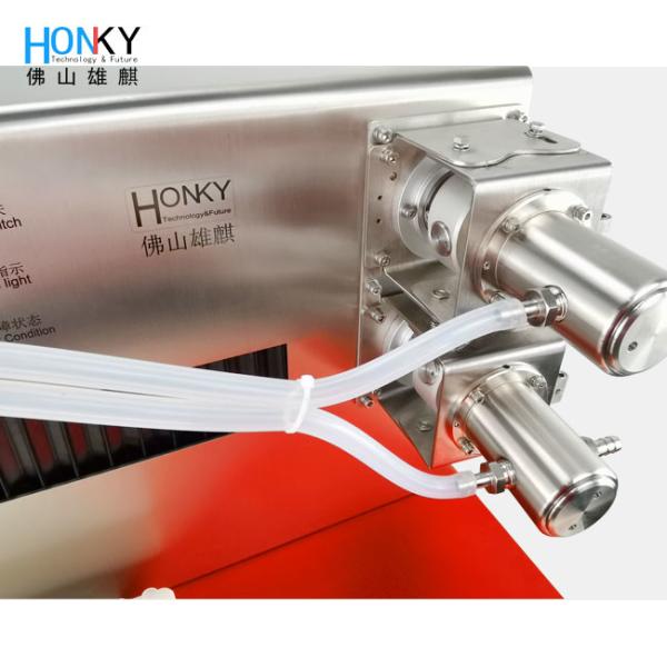 220V 50Hz Máquina de enchimento líquido de óleo de vapor totalmente automática 60-80 garrafas / Min velocidade