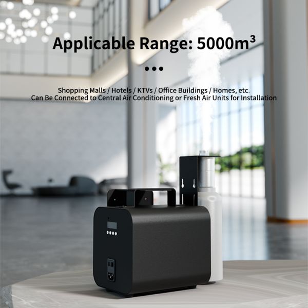 Iron Casing HVAC Aroma Diffuser With 5000cbm Coverage 26W Air Pump