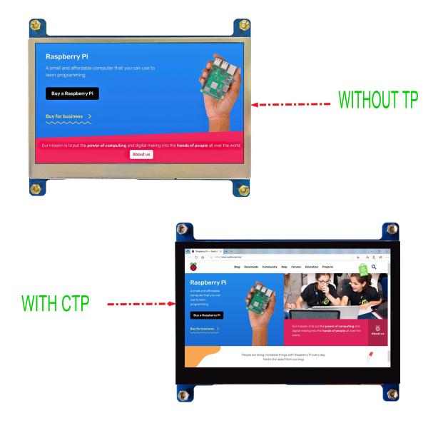 4.3 дюймовый TFT дисплейный модуль с PCBA, разрешение 800x480, интерфейс HDMI 400c/D