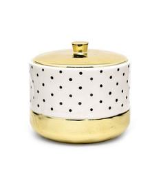 Modern Airtight Tea Sugar Coffee Food Storage Canister Set With Golden Cover Colorful Ceramic Canisters