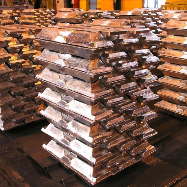Premium Quality 99.9% Aluminium Ingot Grade 6000 Series International Standard Silvery White Bulk Supply in Stock