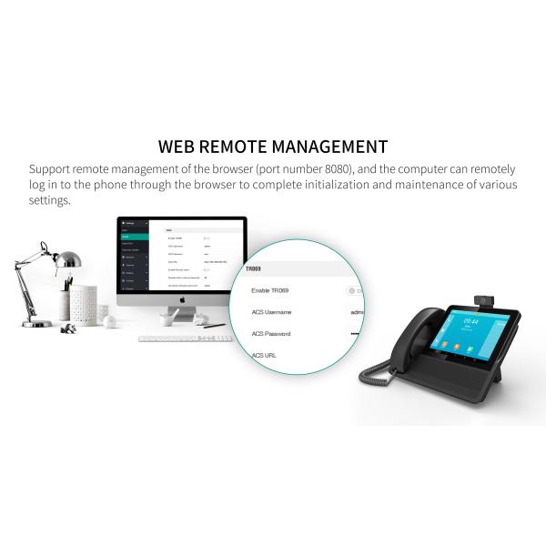 For Communication with Full Accessories Ethernet Port 13 DDS Keys Call Recording PSTN Bluetooth WiFi Camera IP Intercom Phone