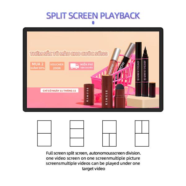 10.1-65 Inch Touchscreen Digital Kiosk with IP54-Rated Casing for Indoor and Outdoor Use