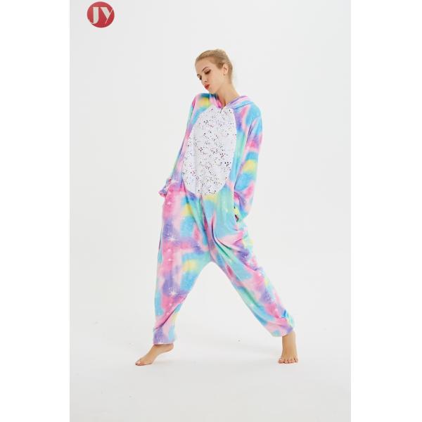 Colorful Unicorn Kigurumi Onesie pajamas Cute Custom Logo Embroidered