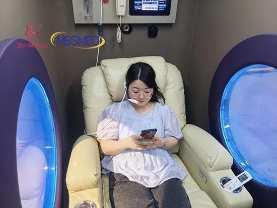 1.5ata 2.0ata Hyperbaric Oxygen Therapy Device Hard Shell HBOT Hyperbaric Chamber 2.0 ATA for Beauty Salon