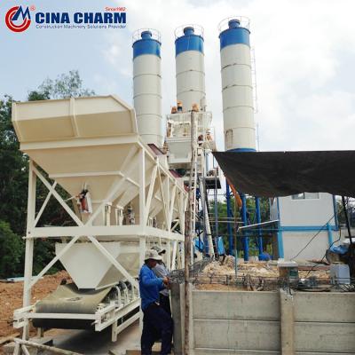 50m3/hR Hopper Type Concrete Batching Plant HZS50 Cement Concrete Batching Plants