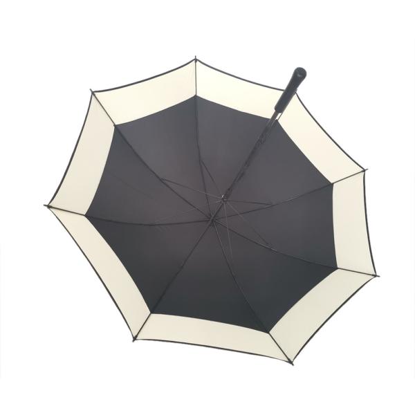 Manual Open Budget Promo Golf Umbrellas With Black Plastic Tips 30 Inches