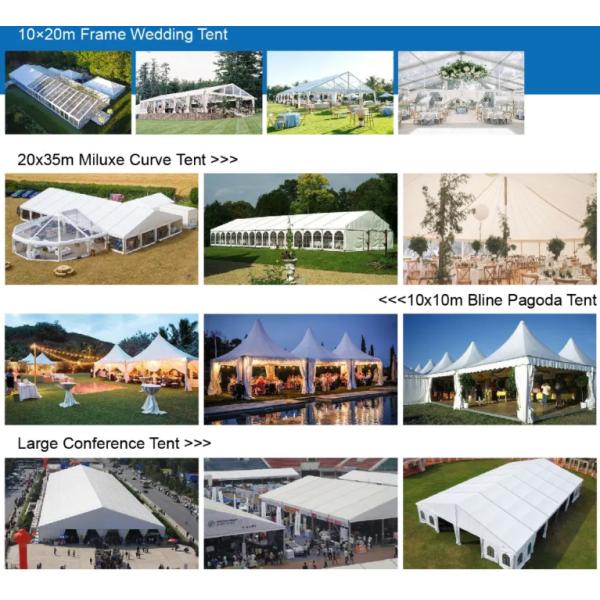Water Proof High Quality Custom Construction Large Show Tent Heavy Duty Wedding Tent